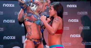 Stire din Sport : O luptătoare MMA s-a bătut în ring, gravidă în 3 luni