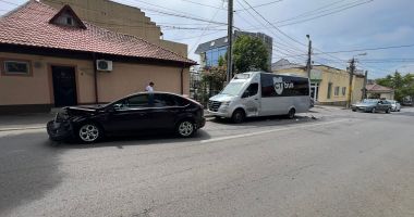 Microbuz CT BUS, implicat într-un accident rutier! - 1