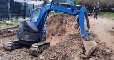 GALERIE FOTO. Un nou mormânt descoperit de arheologi la Mormântul Hypogeu - 3