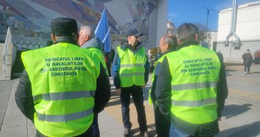 A început protestul muncitorilor de la Şantierul Naval Damen 2 Mai Mangalia. „Nimeni nu ne răspunde la întrebări!” - 2