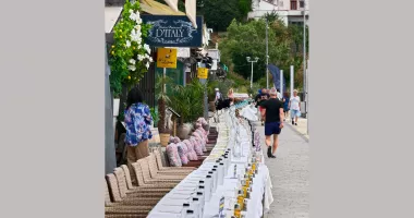 Record culinar în Portul Tomis! Borș pescăresc de o tonă, servit gratuit la cea mai lungă masă din Constanța - 4
