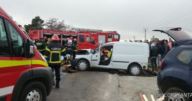 GALERIE FOTO / UPDATE. ACCIDENT RUTIER GRAV între Constanța și Valu lui Traian. UN TÂNĂR A MURIT! - 4