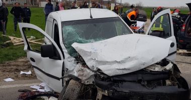 GALERIE FOTO / UPDATE. ACCIDENT RUTIER GRAV între Constanța și Valu lui Traian. UN TÂNĂR A MURIT! - 5