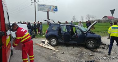 GALERIE FOTO / UPDATE. ACCIDENT RUTIER GRAV între Constanța și Valu lui Traian. UN TÂNĂR A MURIT! - 2