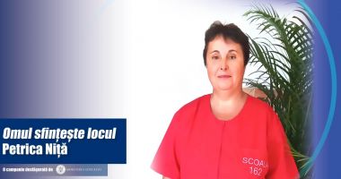Demers în premieră al Ministerului Educației, primit cu felicitări. O femeie de serviciu, protagonista rubricii „Omul sfințește locul”