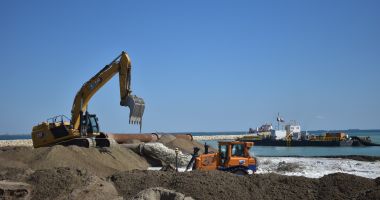 Seminar de informare despre lucrările împotriva eroziunii costiere, de la Eforie
