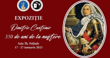 Stire din Cultură-Educație : Vernisajul expoziției „Dimitrie Cantemir – 350 de ani de la naștere“, la Biblioteca Academiei Române