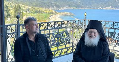 Marcel Ciolacu a vizitat Muntele Athos, în Săptămâna Luminată - 2