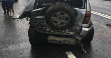 VIDEO. GRAV ACCIDENT RUTIER ÎNTRE EFORIE SUD ȘI EFORIE NORD! DESCARCERAREA, LA FAȚA LOCULUI - 5