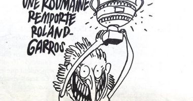 Simona Halep, ironizată de revista franceză Charlie Hebdo: 