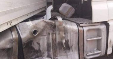 GALERIE FOTO / Lecția dură primită de un ȘOFER CONSTĂNȚEAN DE TIR care a fost prins furând motorină într-o parcare de lângă Barcelona - 3