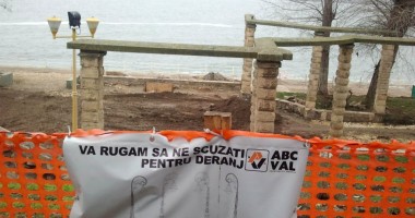 Galerie FOTO/ A fost dat startul pentru reabilitarea falezei de la Cazino - 2