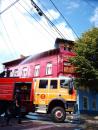 Stire din Eveniment : Incendiu violent la acoperișul unei case naționalizate din centrul Constanței