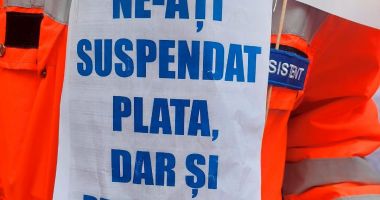 Sindicaliști ai Serviciului de Ambulanță Județean Constanța au ieșit la protest, în București - 3