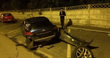 Galerie foto. Accident rutier spectaculos în Constanța. IMPACT TERIBIL! - 5