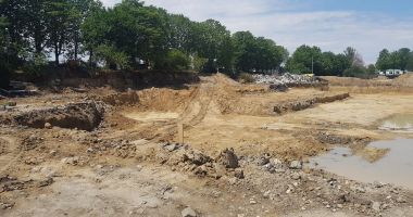Informații de ULTIMĂ ORĂ despre construcția Sălii Polivalente. GALERIE FOTO de pe șantierul din "Badea Cârțan" - 4