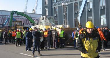 Stire din Eveniment : PROTEST DE AMPLOARE ÎN PORTUL CONSTANȚA