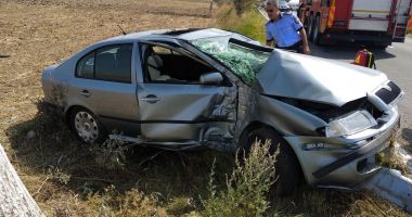 Stire din Eveniment : GRAV ACCIDENT ÎN JUDEȚUL CONSTANȚA. O GRAVIDĂ ÎNCARCERATĂ! Elicopterul SMURD, solicitat