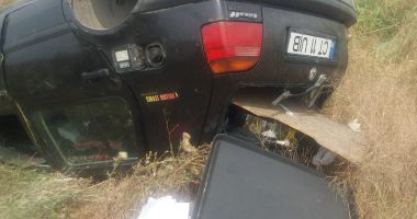 MAȘINĂ RĂSTURNATĂ, ÎN JUDEȚUL CONSTANȚA - 2