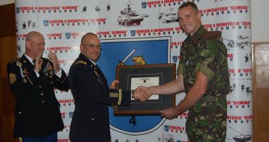 Stire din Eveniment : Militar român, medaliat de armata americană!