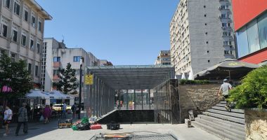 Stire din Social : Se fac ultimele modificări pentru redeschiderea pasajului pietonal de pe strada Ștefan cel Mare