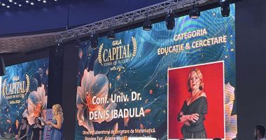 Conf. univ. dr. Denis Ibadula, laureată la Gala Capital Femei de Succes, ediţia 2024 - 2