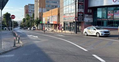 Stire din Social : Circulația a fost reorganizată pe străzile Adamclisi și Suceava pentru fluidizarea traficului rutier!