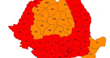 Stire din Social : Canicula a înroșit harta României. Stres termic major în Dobrogea
