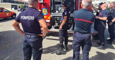 GALERIE FOTO. 40 de pompieri români vor monitoriza zonele cu risc de incendiu de pădure din sudul Franței - 4