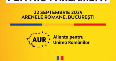 Stire din Politică-Administrație : AUR și-a prezentat candidații pentru alegerile parlamentare, la Arenele Romane din București. Cine se află pe lista secretă publicului, de la Constanţa