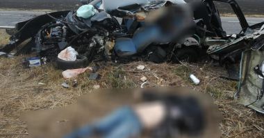 GALERIE FOTO. TRAGEDIE rutieră la ieșire din Lumina! O PERSOANĂ DECEDATĂ! - UPDATE - 7