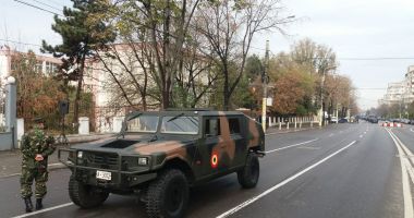 GALERIE FOTO-VIDEO. Trafic restricționat! Tancurile, taburile și alte unități mobile ale armatei, pe străzile din Constanța - 4