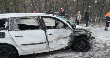 Galerie foto. Accident grav între Neptun și Olimp. Un copil a ajuns la spital - 2