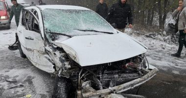 Galerie foto. Accident grav între Neptun și Olimp. Un copil a ajuns la spital - 3