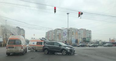 ACCIDENT LA CONSTANȚA. Ambulanța implicată transporta un pacient cu durere toracică! - 2
