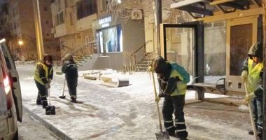 Noaptea trecută s-a acționat pentru curățarea Constanței de zăpadă - 3
