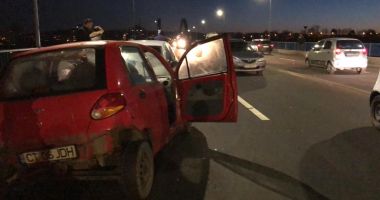 GALERIE FOTO / ACCIDENT RUTIER GRAV pe podul de la Medgidia. Șase mașini au fost avariate - 4