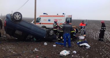GALERIE FOTO. Accident rutier în județul Constanța, soldat cu cinci victime - 3