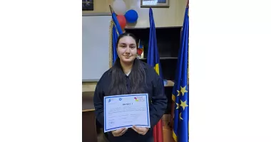 Melinda Teodora Necula, mândria Hârșovei! Singura elevă care a obținut media 10 la Bacalaureat
