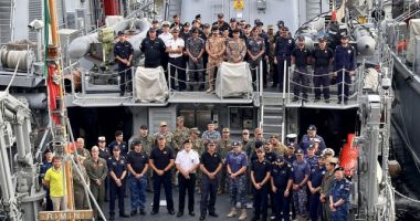 Stire din Eveniment : Puitorul de mine și plase 274, într-un exercițiu multinațional NATO
