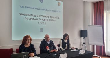 Stire din Economie : Portul Ovidiu, modernizat și extins. Obiectiv - creșterea traficului de mărfuri