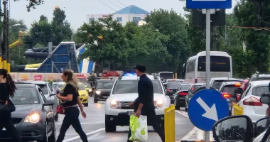 Accident cu trei autoturisme la intrarea în stațiunea Mamaia, în zona Aqua Magic - 4
