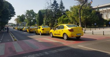 VIDEO. TAXIMETRIȘTII ÎN PROTEST, PE STRĂZILE CONSTANȚEI! - 2
