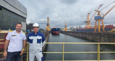 Histria Narvi, lansată la apă în Şantierul Naval Constanţa. "Este o navă lider în segmentul ei de piaţă" - 7