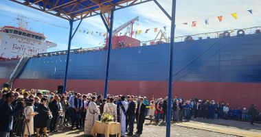 Histria Narvi a primit botezul. Şampania s-a spart, noroc şi voiaje bune pe mările lumii! - 5