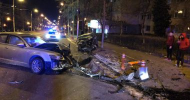 VIDEO / ACCIDENT SPECTACULOS. Beat, pe contrasens, pe bulevardul Tomis din Constanța! - 1
