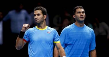 Galerie foto. Moment istoric pentru tenisul românesc! Tecău și Rojer câștigă Turneul Campionilor, după finala cu Mergea și Bopanna - 4