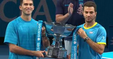 Galerie foto. Moment istoric pentru tenisul românesc! Tecău și Rojer câștigă Turneul Campionilor, după finala cu Mergea și Bopanna - 2