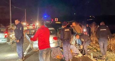 Jandarmii au intervenit într-un grav accident rutier, pe DN22. Șase adulți și trei copii au ajuns la spital - 2
