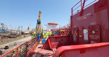 Școala de vară în Șantierul Naval Constanța. 58 de elevi și studenți vizitează nava Histria Giada - 12